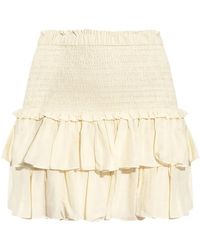 Isabel Marant - Naomi Mini-Rok Met Ruches - Lyst