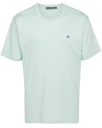 Acne Studios - T-shirt en coton biologique à patch logo - Lyst