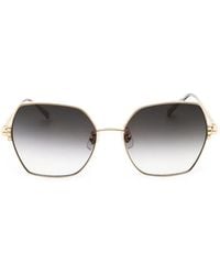 Chopard - Geometric-Frame Sunglasses - Lyst