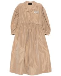 Simone Rocha - Embellished-Detail Midi Dress - Lyst