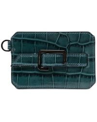 Zadig & Voltaire - Le Cecilia Crocodile-Effect Cardholder - Lyst