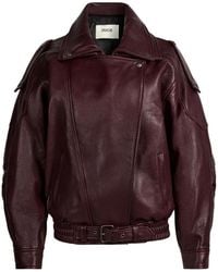 DUCIE - Cindy Leather Jacket - Lyst