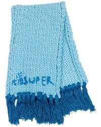 Kidsuper - Knitted Fringed Scarf - Lyst