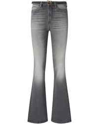 Pinko - Denim Flared Jeans - Lyst