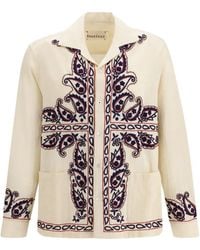 BAZISZT - Memento Embroidered Shirt - Lyst