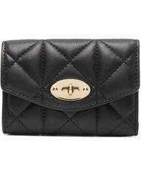 Mulberry - Darley Quilted-Folded Multi-Card Wallet - Lyst