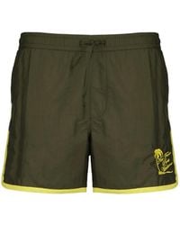 Drole de Monsieur - Logo-Print Drawstring Shorts - Lyst