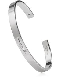 Maison Margiela - Logo Reference Cuff Bracelet - Lyst