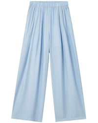 B+ AB - Pleated Wide-Leg Trousers - Lyst