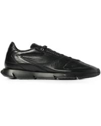 Cesare Paciotti - Logo-Print Leather Sneakers - Lyst