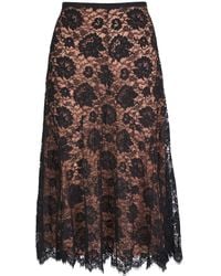MICHAEL Michael Kors - Dance Crushed Floral Lace Skirt - Lyst