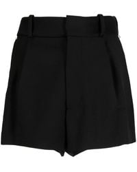 Area - Crystal-Embellished Cut-Out Shorts - Lyst