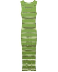 Jonathan Simkhai - Gestreiftes Mariana Strick-Maxikleid - Lyst