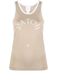 Patou - Logo-print Tank Top - Lyst
