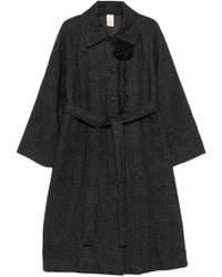 SOH - Manteau Ceinturé À Carreaux - Lyst