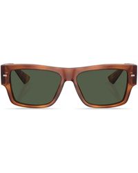 Dolce & Gabbana - Tortoiseshell-Effect Square-Frame Sunglasses - Lyst