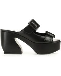 Sergio Rossi - Si Rossi 45mm Leather Mules - Lyst