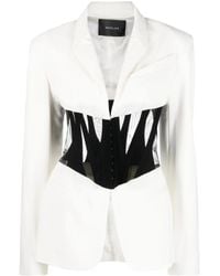 Mugler - Einreihiger Blazer - Lyst
