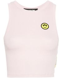 Barrow - Logo-Print Cropped Top - Lyst