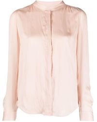 Zadig & Voltaire - Long-sleeve Satin Shirt - Lyst