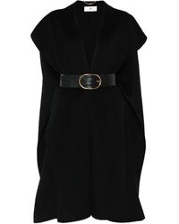 Elisabetta Franchi - Capa de lana - Lyst