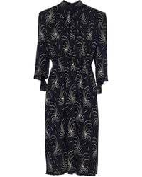 Prada - Hemdkleid Mit Grafischem Print - Lyst