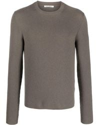 Our Legacy - Ribbed-knit Merino Wool Jumper - Lyst