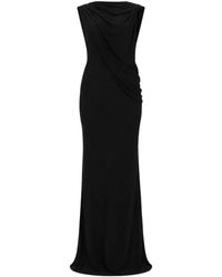 Tom Ford - Draped Floor-Length Dress Evening Dress - Lyst