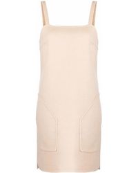 Max Mara - Sleeveless Square Neck Dress - Lyst