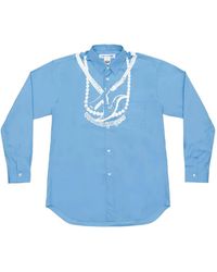 Comme des Garçons - X A$Ap Nast Overhemd Met Krijtstreep - Lyst