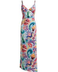 Etro - フローラル ロングドレス - Lyst