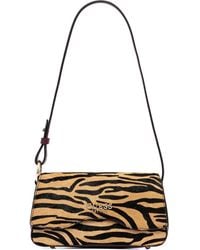 Guess - Domitilla Zebra-Print Shoulder Bag - Lyst