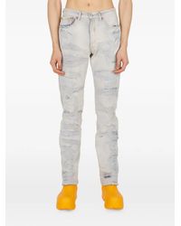 NOTSONORMAL - Distressed Five-Pocket Jeans - Lyst