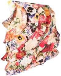 Zimmermann - Falda Spliced con motivo floral - Lyst