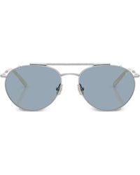 Brunello Cucinelli - Pilot-Frame Sunglasses - Lyst
