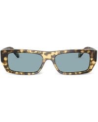 Vogue Eyewear - Tortoiseshell Rectangle Sunglasses - Lyst