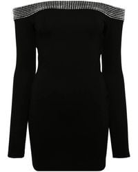 David Koma - Crystal-Embellished Off-Shoulder Dress - Lyst