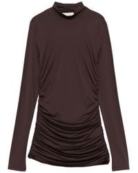 Aniye By - Top fruncido con cuello alto - Lyst