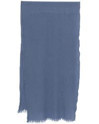 Private 0204 - Check Frayed Scarf - Lyst