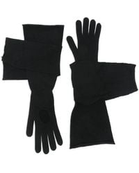 Moschino - Wool Gloves - Lyst