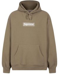 Supreme - Box Logo Cotton Hoodie - Lyst