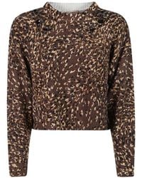 Twinset - Leopard-Pattern Sweater - Lyst