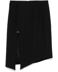 Mugler - Asymmetrical Mini Skirt - Lyst