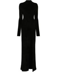 Nanushka - Long-Sleeve Towelling Maxi Dress - Lyst