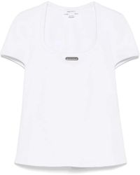 McQueen - Logo-Plaque T-Shirt - Lyst