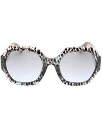 Chopard - Sonnenbrille Mit Geometrischem Gestell - Lyst