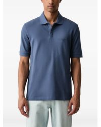ARMANI EXCHANGE - Logo-Embroidered Piqué Polo Shirt - Lyst