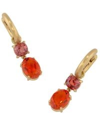 Irene Neuwirth - 18Kt Gemmy Gem Fire Opal Earrings - Lyst