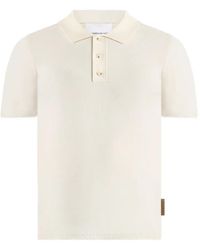 Manière De Voir - Bryn Ribbed Polo Shirt - Lyst