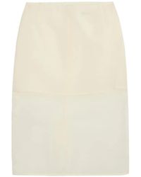 Apparis - Tyra Organza Midi Skirt - Lyst